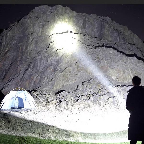 Torcia portatile super luminosa con faretto a doppia testa - Image 7