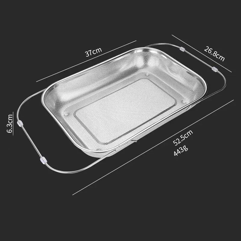 Cestello scolapiatti telescopico in acciaio inox - Image 11