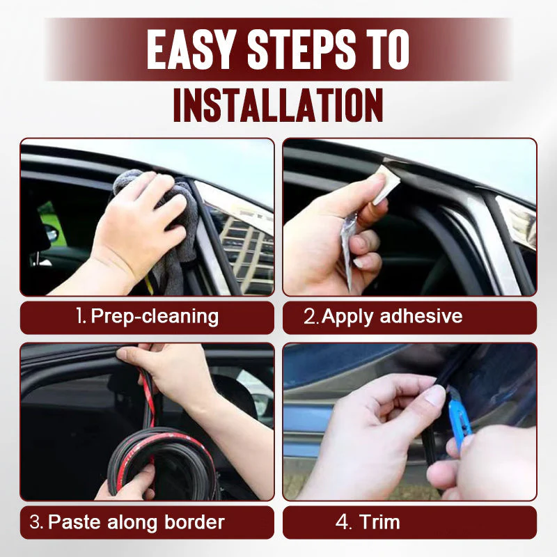 🚗 Riduzione del 49,99% 🧷 Nastro sigillante in gomma antipolvere per ridurre il rumore dell'automobile. - Image 8