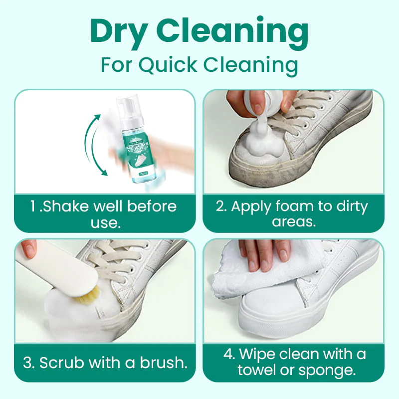 🎉Grandi Sconti - 50% di SCONTO🌟Detergente Multifunzionale Efficace e Delicato per Scarpe - Image 11