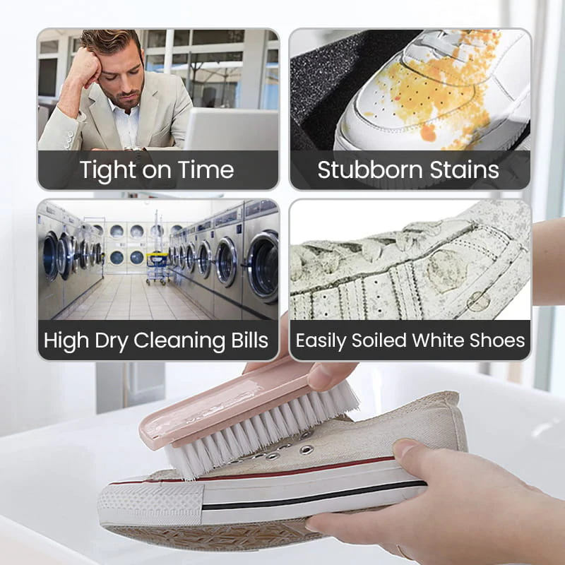 🎉Grandi Sconti - 50% di SCONTO🌟Detergente Multifunzionale Efficace e Delicato per Scarpe - Image 2