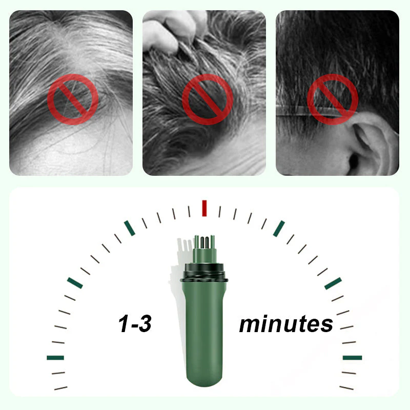 Penna per tintura per capelli temporanea con copertura grigia - Image 3