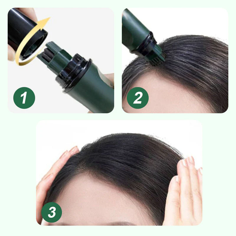 Penna per tintura per capelli temporanea con copertura grigia - Image 6
