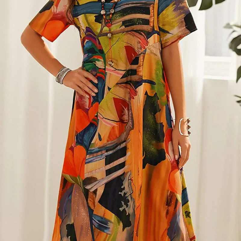 🎉Promozione dell'ultimo giorno - 50% di sconto💃Elegante abito in seta di gelso - Image 2