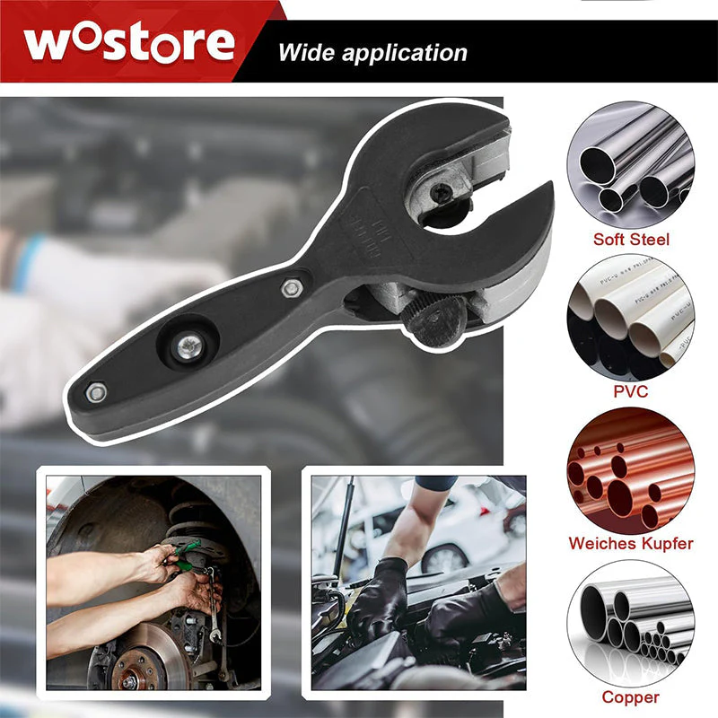 🔥Offerta di Natale a Tempo Limitato: 50% di SCONTO!!!🔥 Attrezzi indispensabili per la casa🛠️ Set da 3 Tagliatubi a Cricchetto🔧