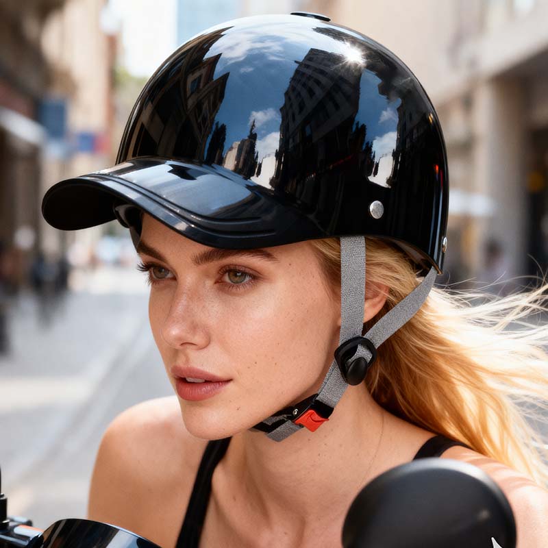 Casco da moto unisex stile berretto da baseball - Image 7