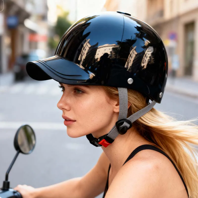 Casco da moto unisex stile berretto da baseball - Image 8