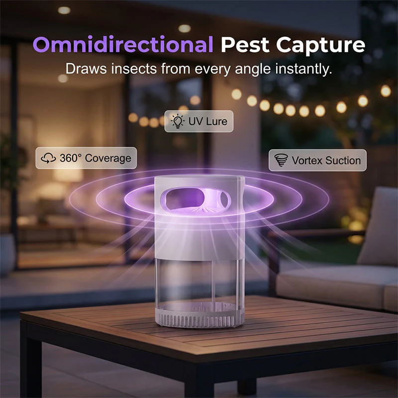 🦟 50% DI SCONTO! Lampada antizanzare UV: silenziosa, alimentata via USB, senza sostanze chimiche. Oltre 50.000 pezzi venduti! 🔇🌙 - Image 4