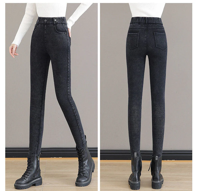 🔥SVENDITA CALDA 50% DI SCONTO💕Jeans skinny elasticizzati a vita alta da donna - Image 11