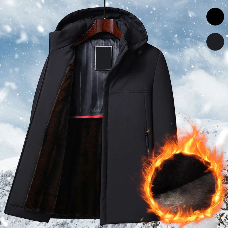 🧥 ORA 60% DI SCONTO! 🔥 Parka con cappuccio da uomo - Isolato e impermeabile, massimo comfort invernale