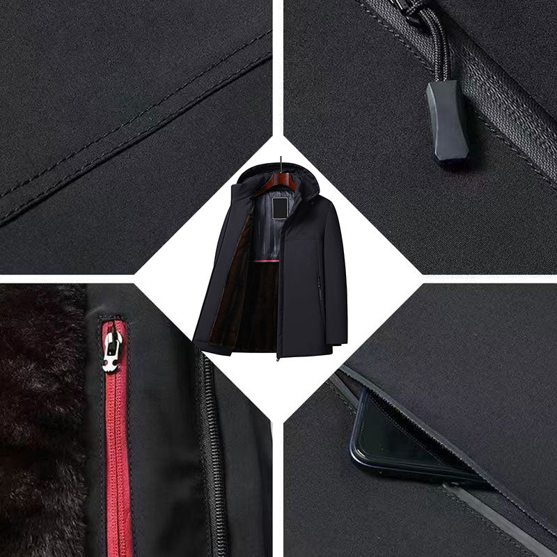 🧥 ORA 60% DI SCONTO! 🔥 Parka con cappuccio da uomo - Isolato e impermeabile, massimo comfort invernale - Image 5