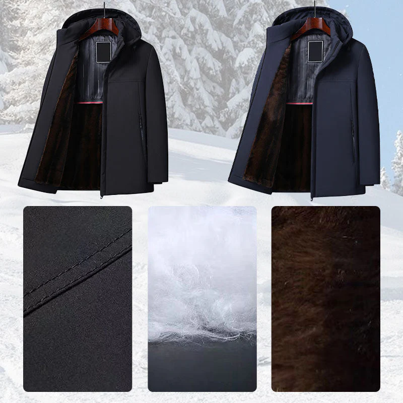 🧥 ORA 60% DI SCONTO! 🔥 Parka con cappuccio da uomo - Isolato e impermeabile, massimo comfort invernale - Image 8