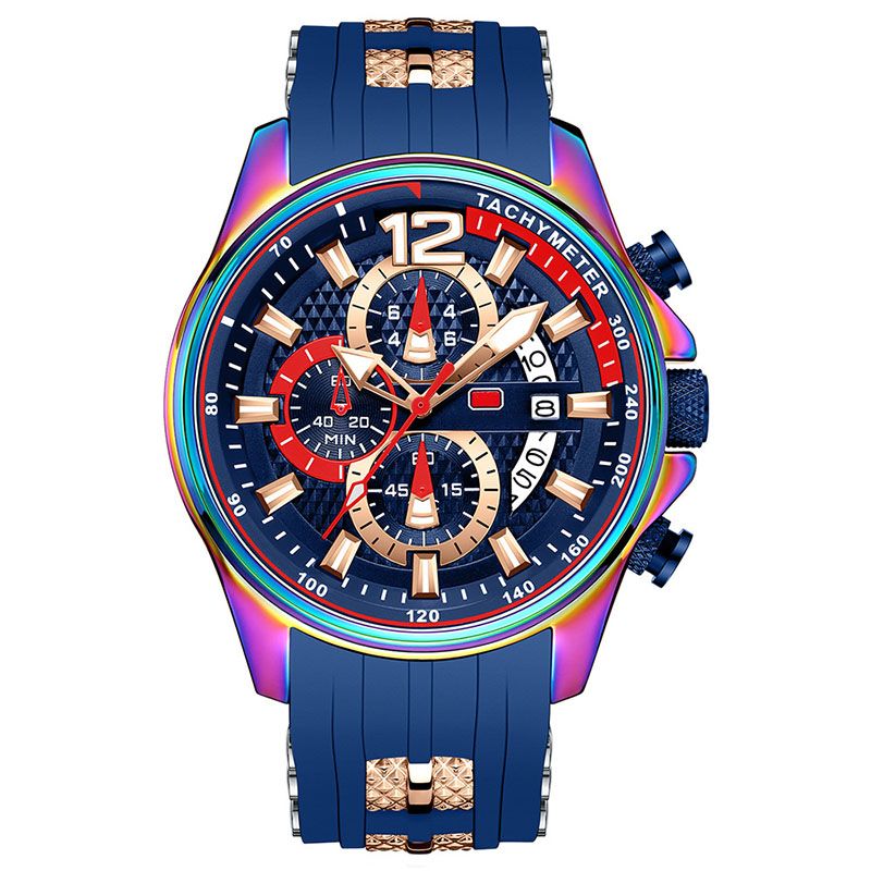 Orologio sportivo alla moda impermeabile da uomo con luminoso - Image 14