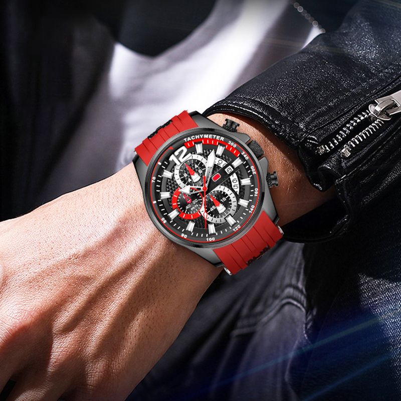 Orologio sportivo alla moda impermeabile da uomo con luminoso - Image 2