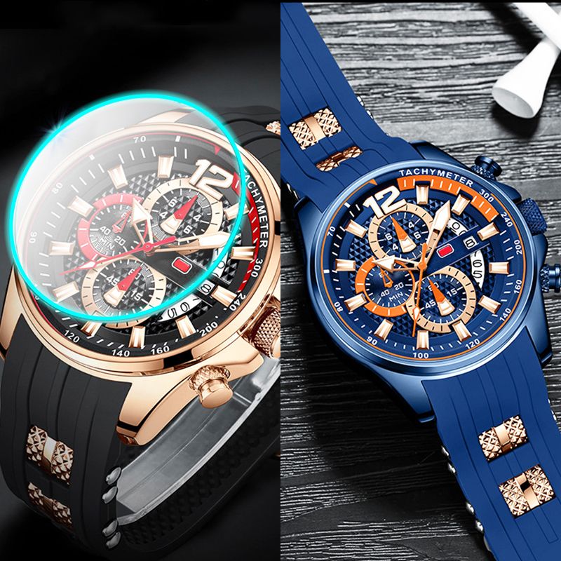 Orologio sportivo alla moda impermeabile da uomo con luminoso - Image 5