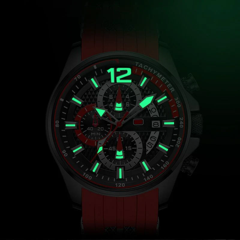 Orologio sportivo alla moda impermeabile da uomo con luminoso - Image 6