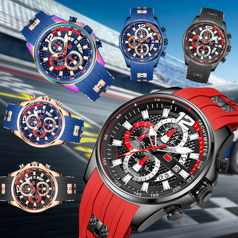 Orologio sportivo alla moda impermeabile da uomo con luminoso - Image 8