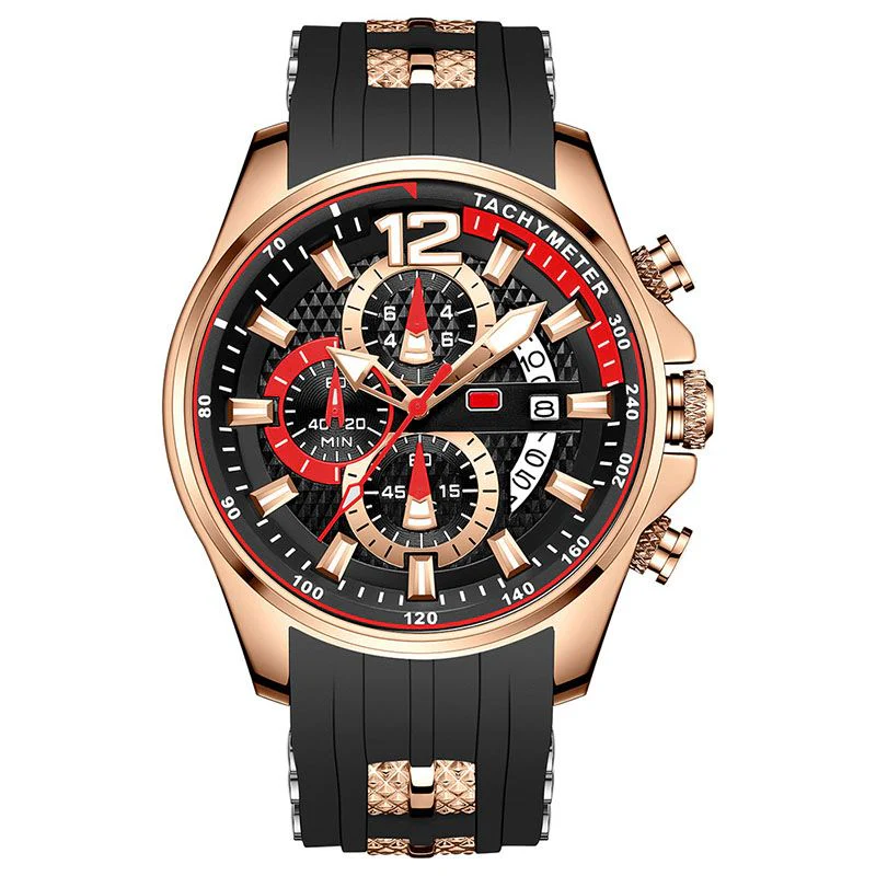 Orologio sportivo alla moda impermeabile da uomo con luminoso - Image 9