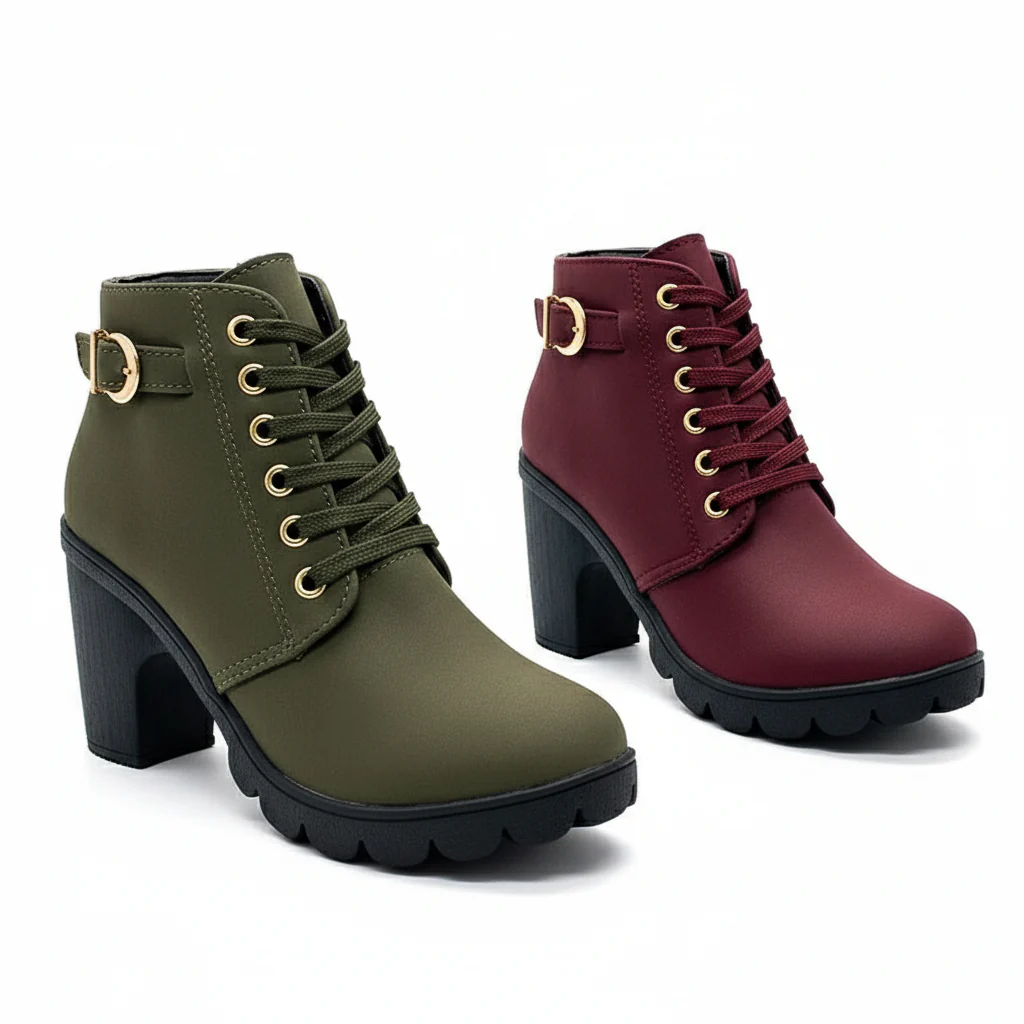 Stivali da donna con tacco grosso🍂Nuovi arrivi autunnali - 57% di sconto - Image 15