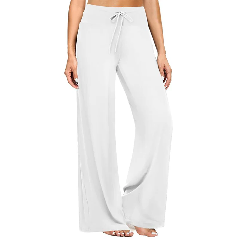 Pantaloni lunghi casual morbidi da donna - Image 2