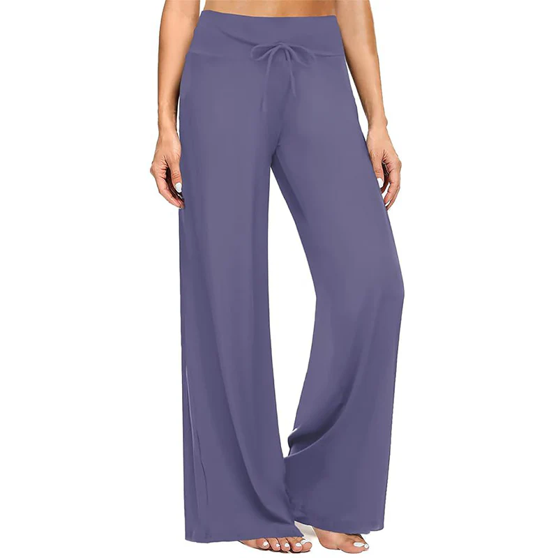 Pantaloni lunghi casual morbidi da donna - Image 3