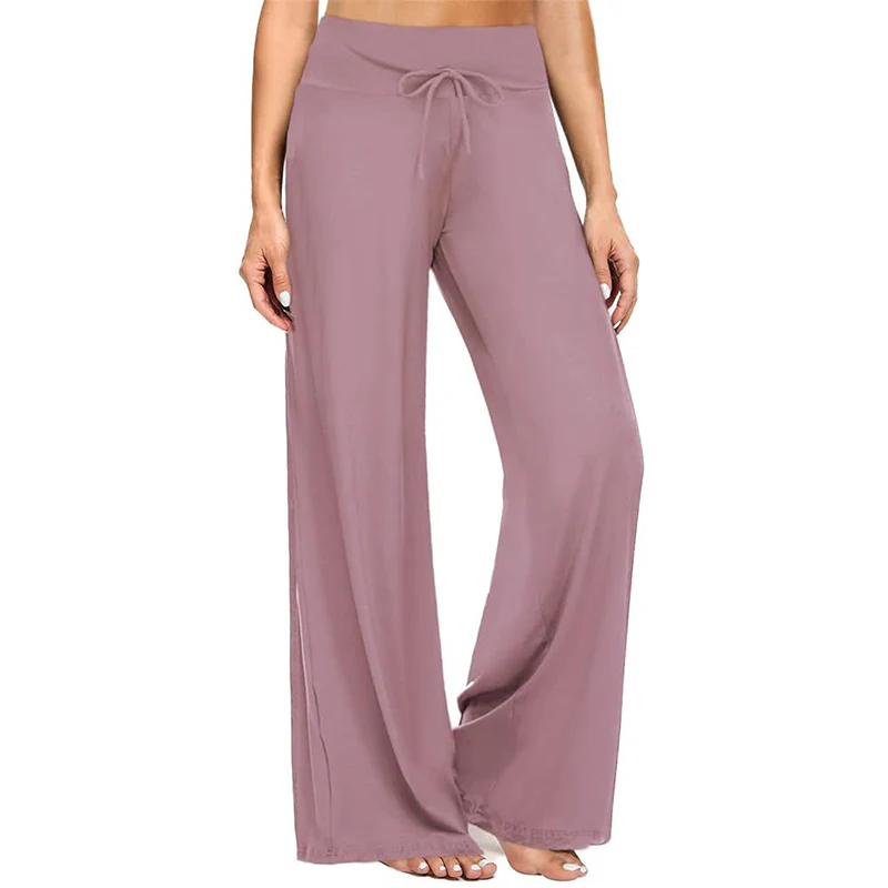Pantaloni lunghi casual morbidi da donna - Image 4