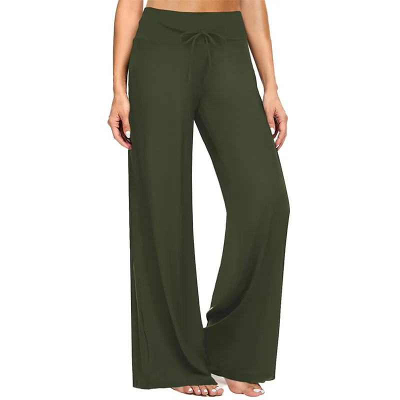 Pantaloni lunghi casual morbidi da donna - Image 5