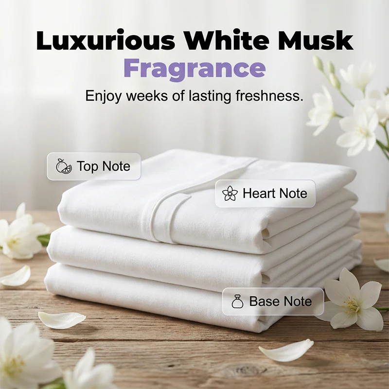 ✨Offre spéciale 2026 : 50 % de réduction ! 🔥 Capsules de lessive 5 en 1 White Musk (80 unités) - Image 4