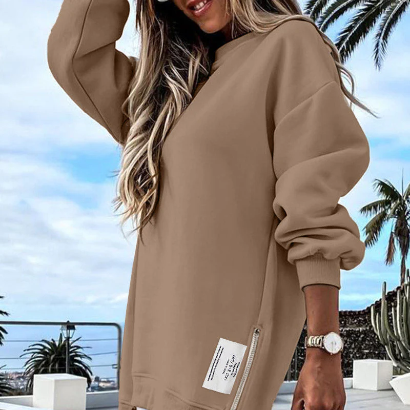 🔥 Promozione calda 49% di sconto 🔥 Maglietta a manica lunga con cerniera casual - Image 14