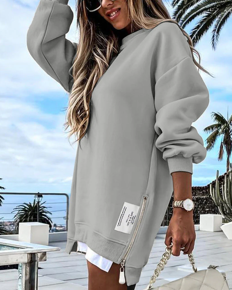 🔥 Promozione calda 49% di sconto 🔥 Maglietta a manica lunga con cerniera casual - Image 18