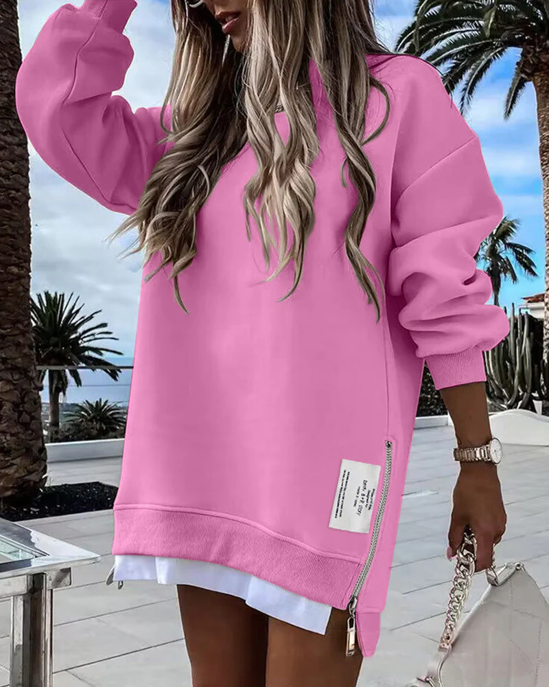 🔥 Promozione calda 49% di sconto 🔥 Maglietta a manica lunga con cerniera casual - Image 19