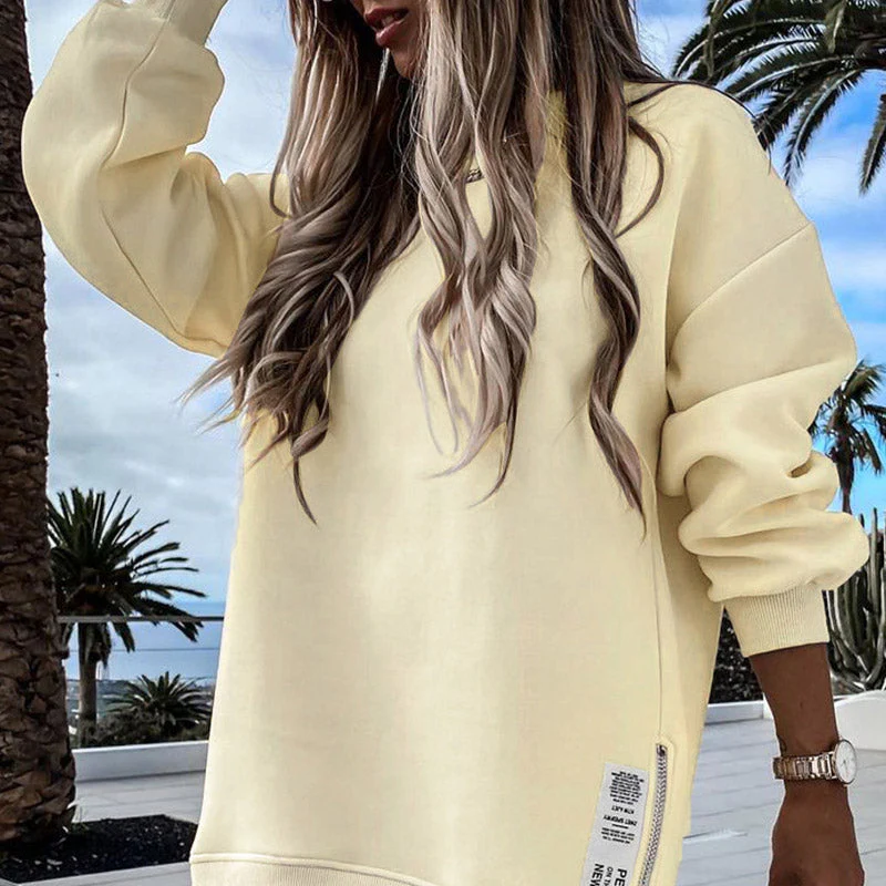 🔥 Promozione calda 49% di sconto 🔥 Maglietta a manica lunga con cerniera casual - Image 2