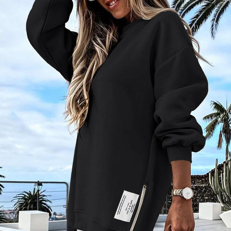 🔥 Promozione calda 49% di sconto 🔥 Maglietta a manica lunga con cerniera casual - Image 3