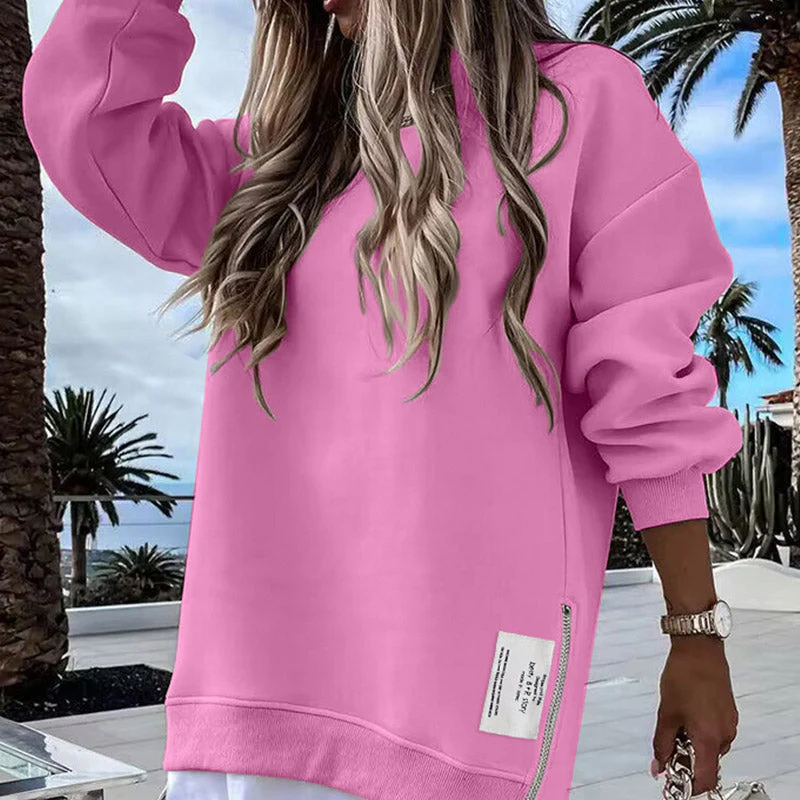 🔥 Promozione calda 49% di sconto 🔥 Maglietta a manica lunga con cerniera casual - Image 5