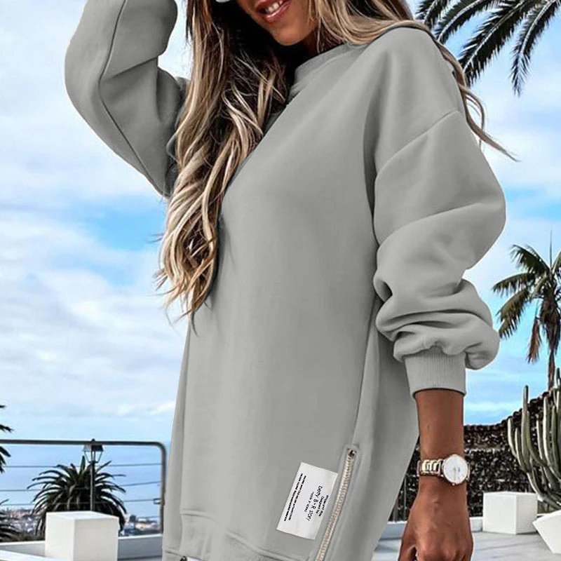 🔥 Promozione calda 49% di sconto 🔥 Maglietta a manica lunga con cerniera casual - Image 6